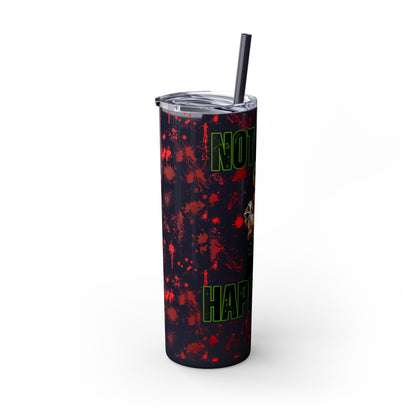 One Piece - Zoro Nothing Happened Skinny Tumbler with Straw, 20oz