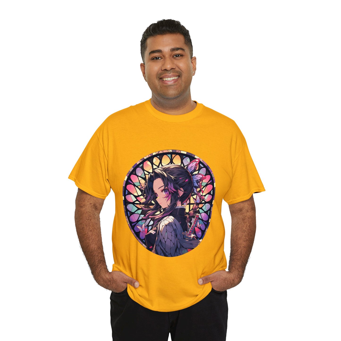 Stained Glass Shinobu Kocho Series Unisex Heavy Cotton Tee