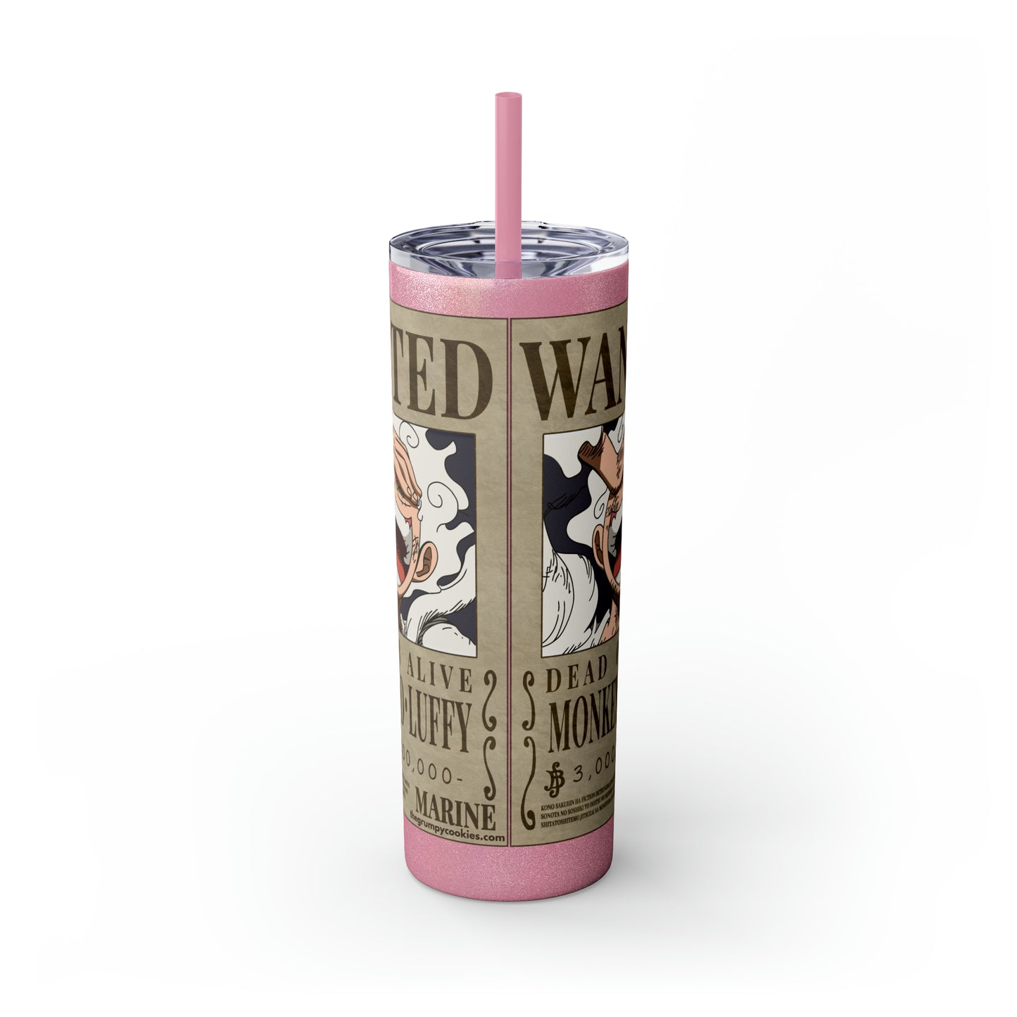 Luffy Fifth Gear Skinny Tumbler with Straw, 20oz