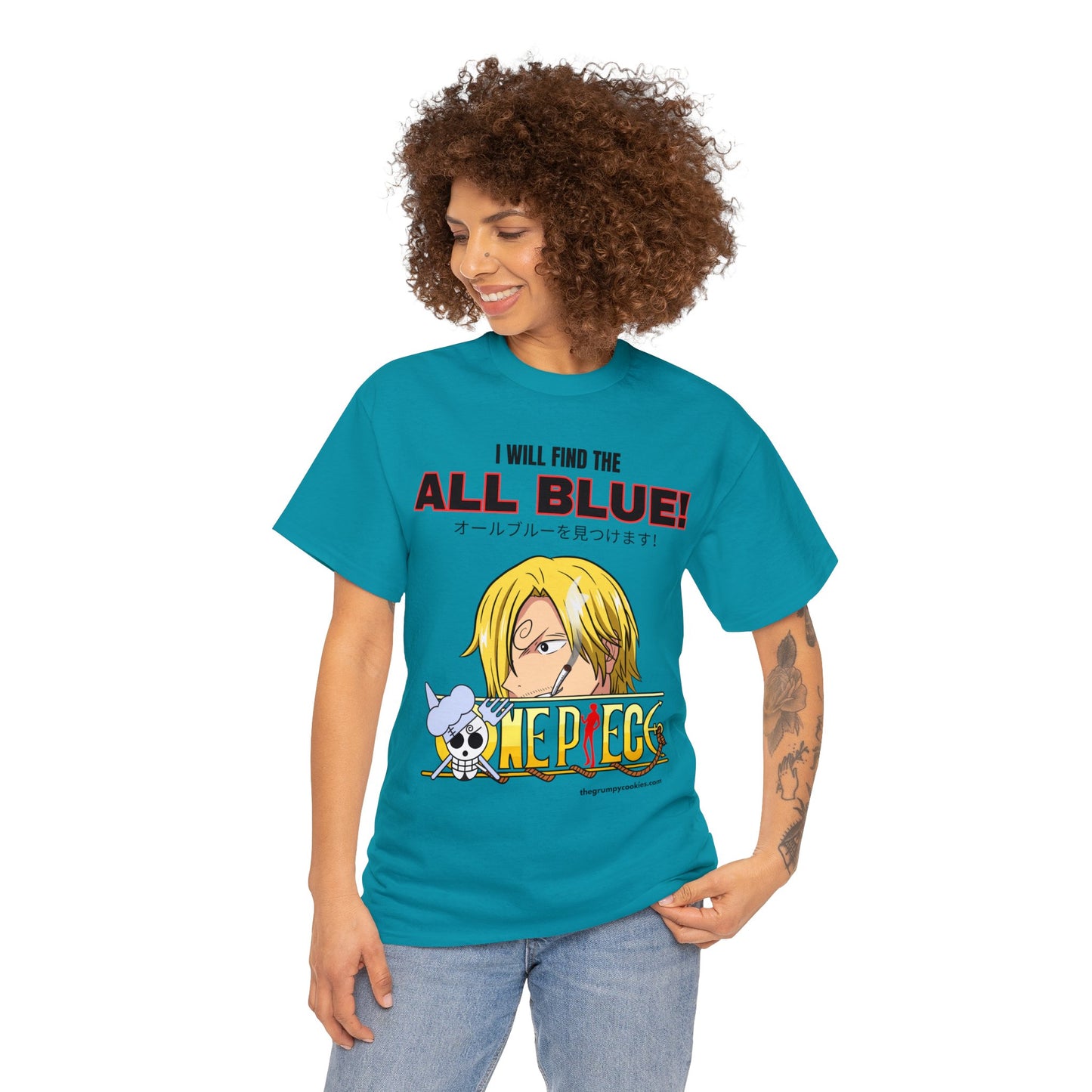 Find the All Blue Unisex Heavy Cotton Tee