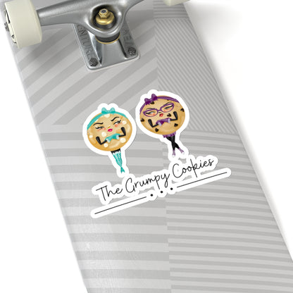 The Grumpy Cookies Kiss-Cut Stickers