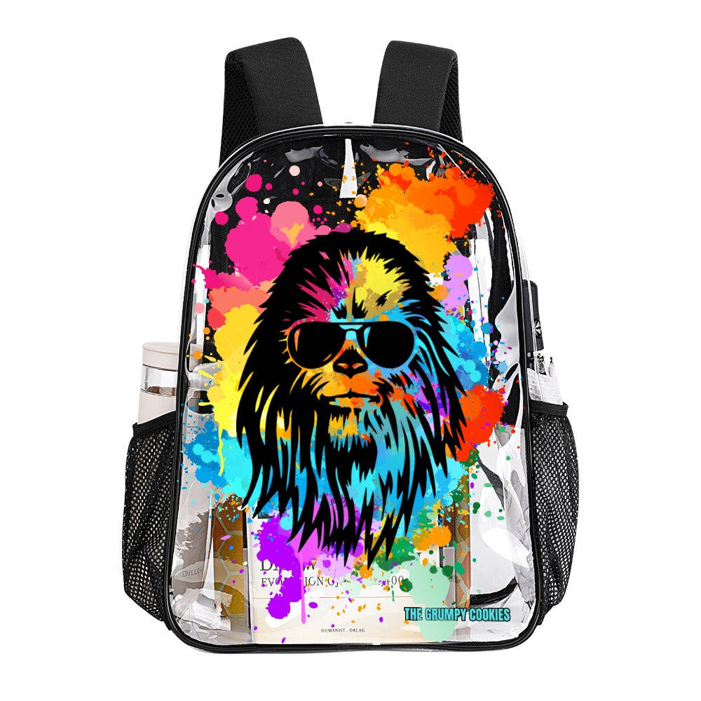 Star Wars - Ladies Love Cool Chewie 17 inch Transparent Bag