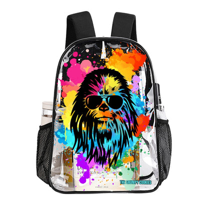 Star Wars - Ladies Love Cool Chewie 17 inch Transparent Bag