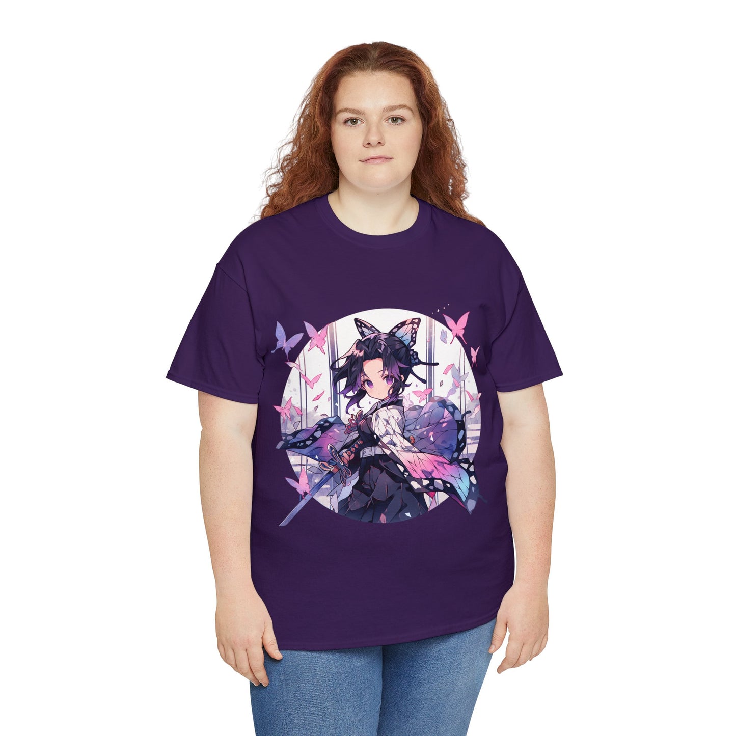 Stained Glass Shinobu Kocho Series Unisex Heavy Cotton Tee