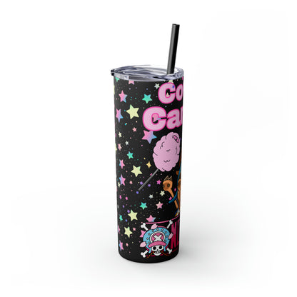 Chopper Skinny Tumbler with Straw, 20oz