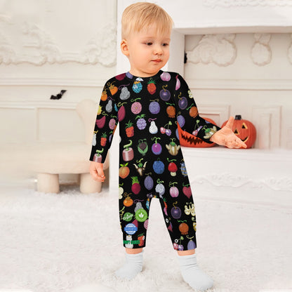 One Piece - Organic Devil Fruit Baby Romper
