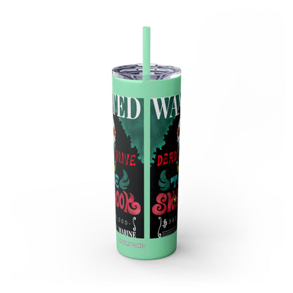 One Piece - Brook Wanted Poster Tumbler with Straw, 20oz
