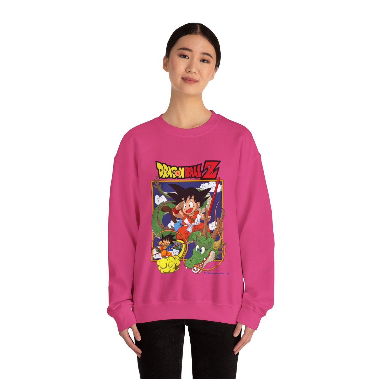 Old School DBZ Unisex Heavy Blend™ Crewneck Sweatshirt