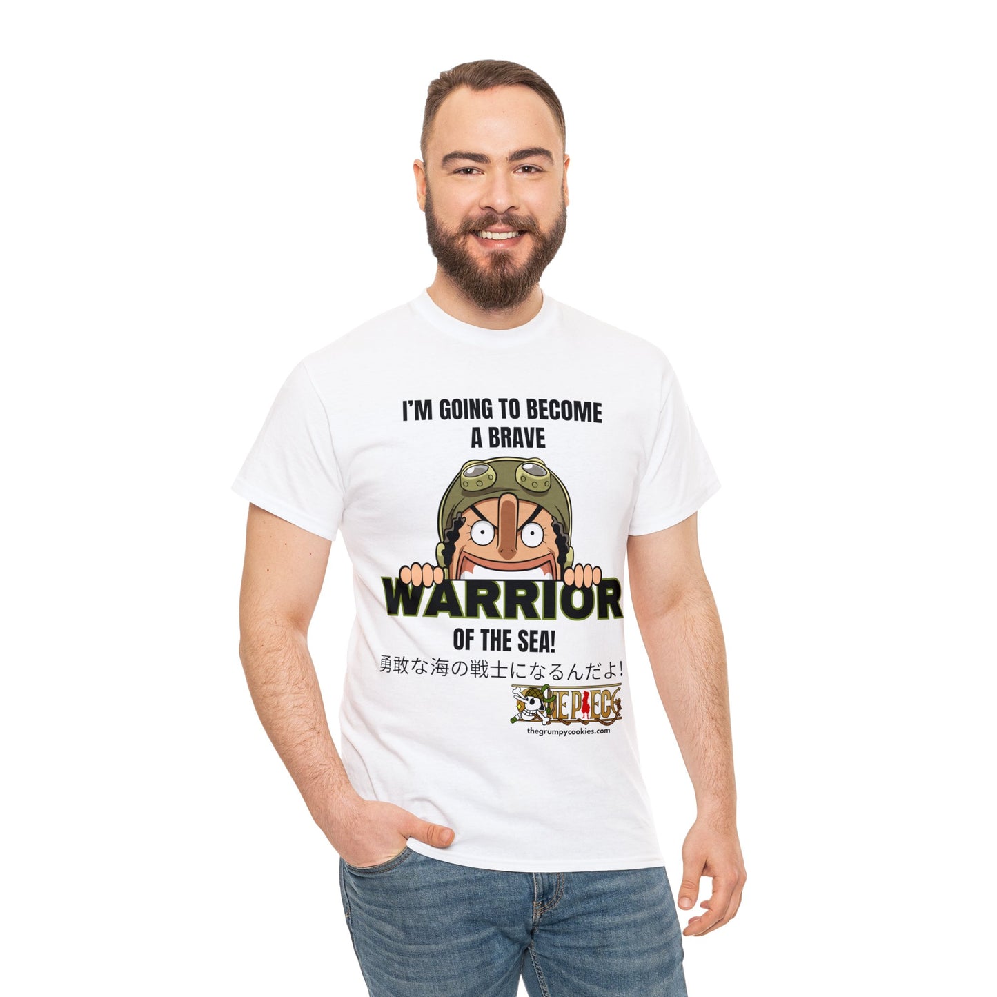 Brave Warrior of the Sea Unisex Heavy Cotton Tee