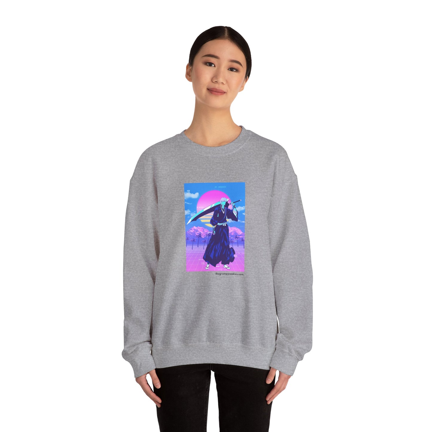 Vaporwave Ichigo Unisex Heavy Blend™ Crewneck Sweatshirt