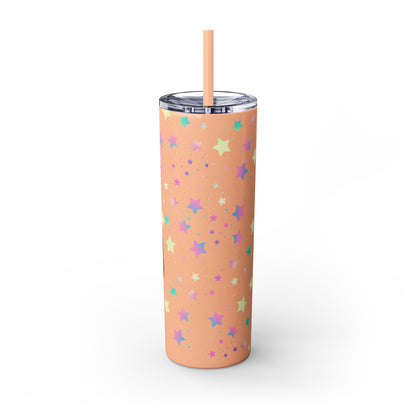 One Piece - Chopper Loves Cotton Candy Skinny Tumbler with Straw, 20oz