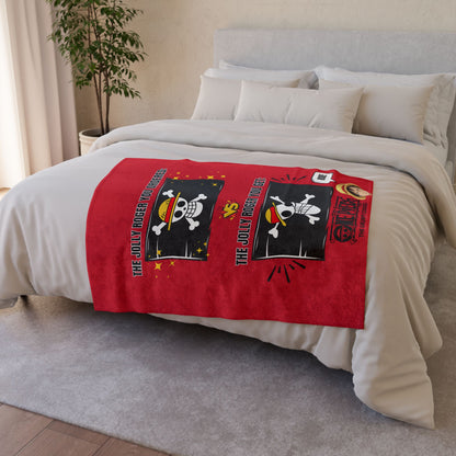 One Piece- Wish Jolly Roger Polyester Blanket