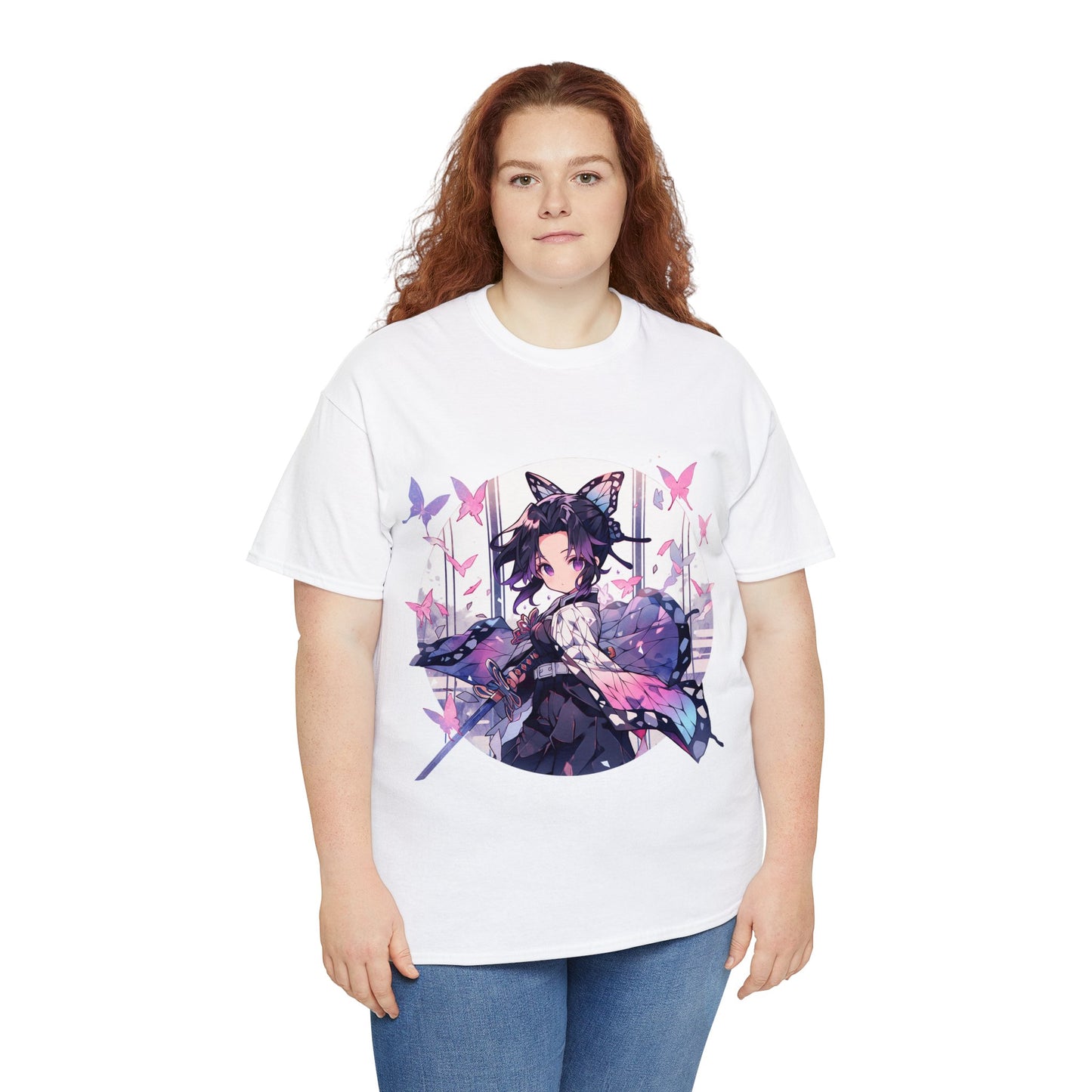 Stained Glass Shinobu Kocho Series Unisex Heavy Cotton Tee