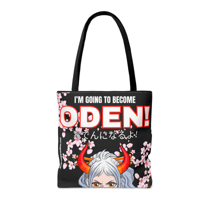 Black I Will be Oden Tote Bag