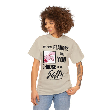 Usa-Chan Choose to Be Salty Unisex Heavy Cotton Tee