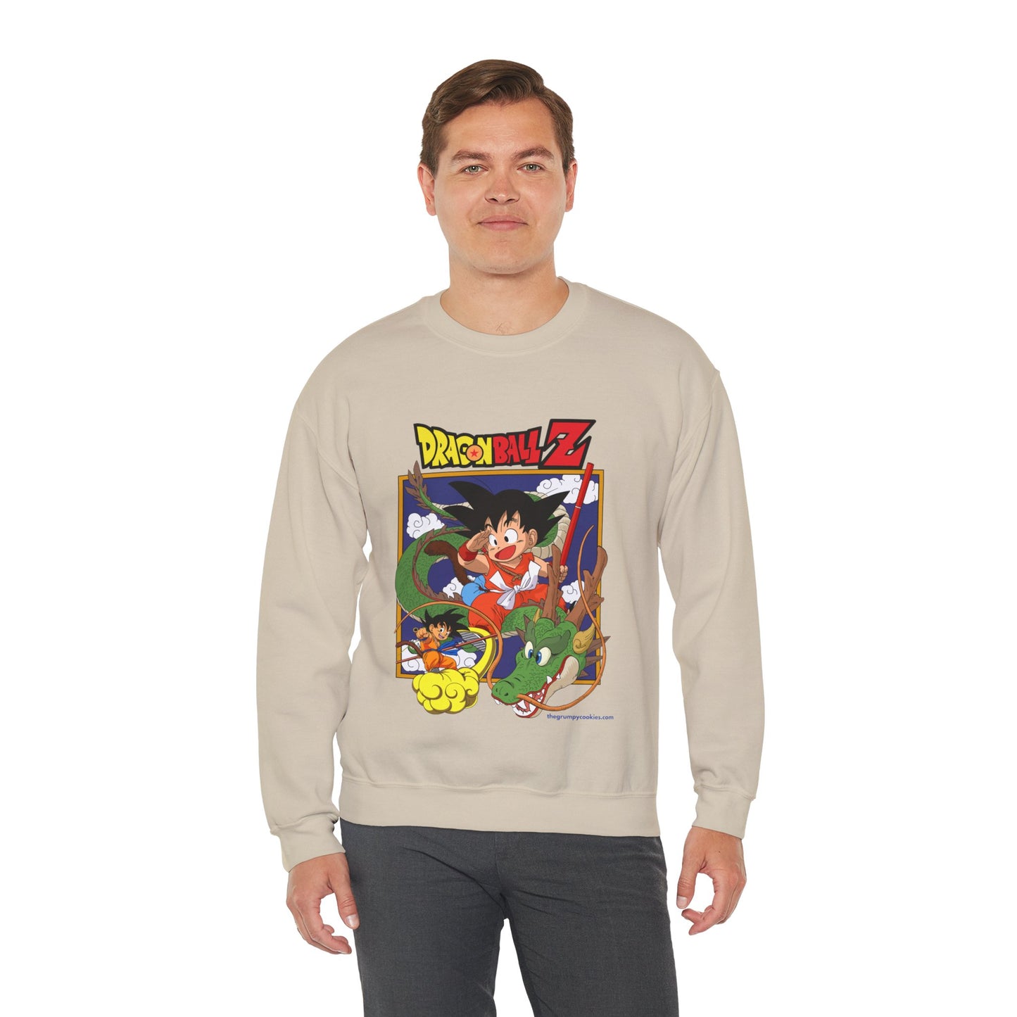 Old School DBZ Unisex Heavy Blend™ Crewneck Sweatshirt