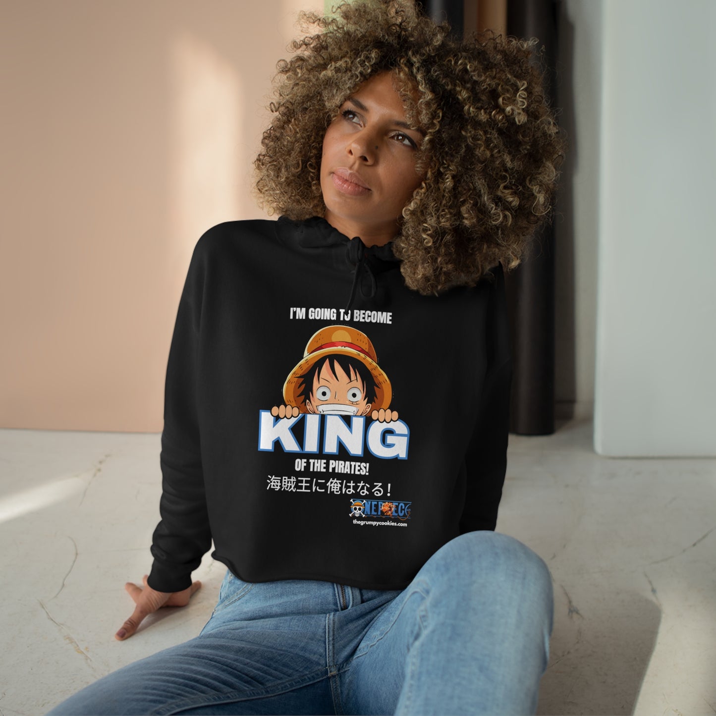 King of the Pirates Crop Hoodie