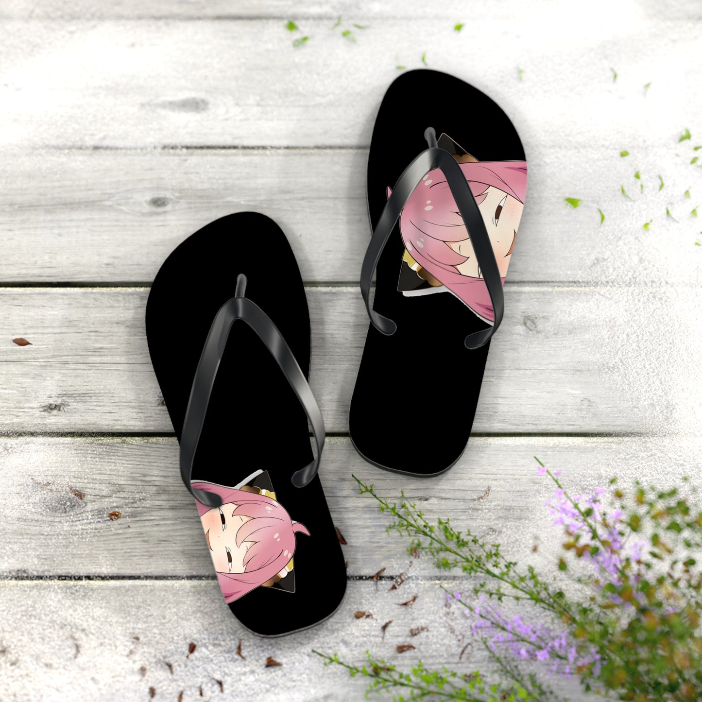 Up to Something Anya Forger Unisex Flip Flops