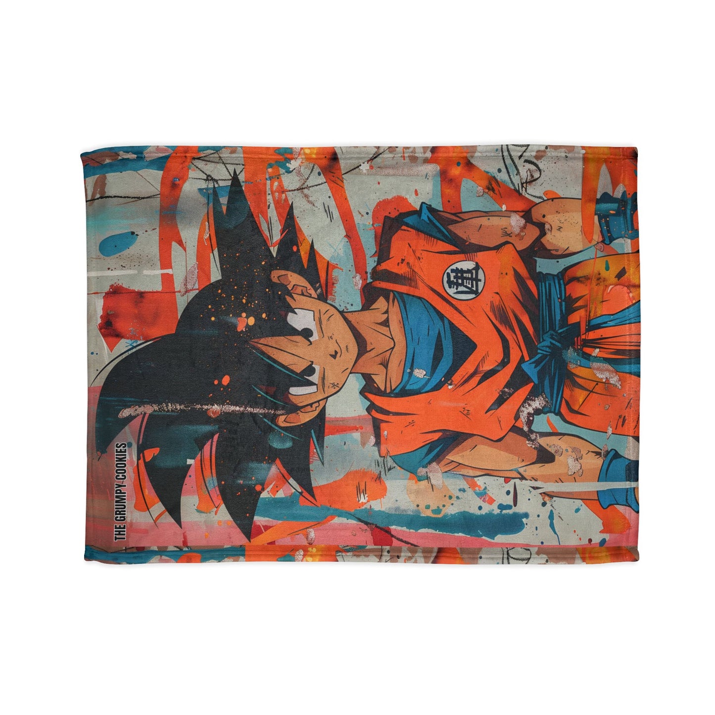 Dragon Ball- Orange Goku Polyester Blanket