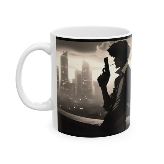 Cowboy Bebop - Spike in the City Ceramic Mug 11oz