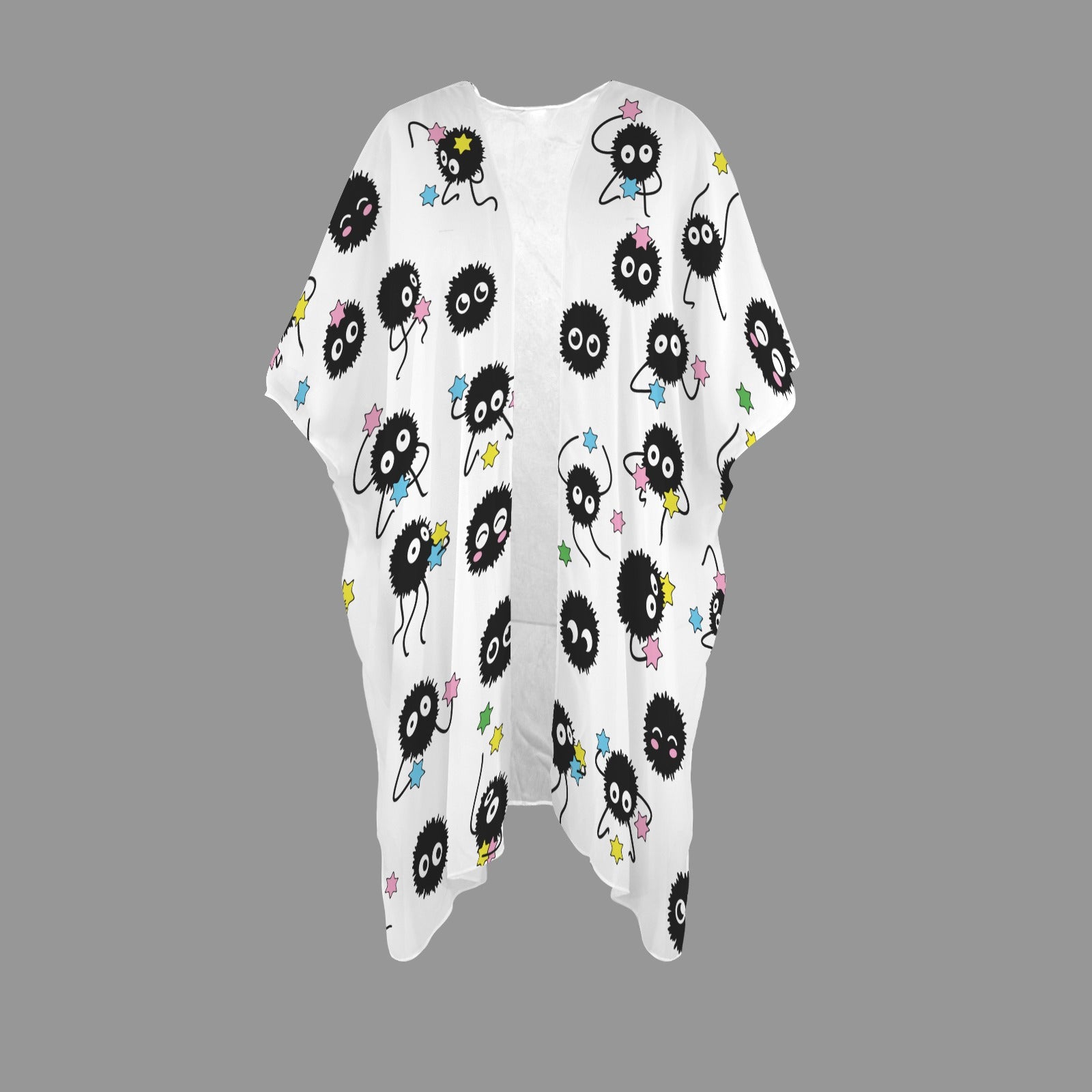 Spirited Away- No Face & Friends Women's Long Cover Up