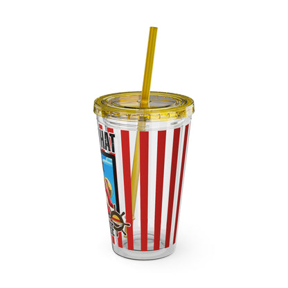 One Piece- Captain Luffy Sunsplash Tumbler with Straw, 16oz