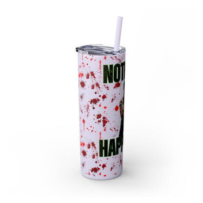 One Piece - Zoro Nothing Happened Skinny Tumbler with Straw, 20oz