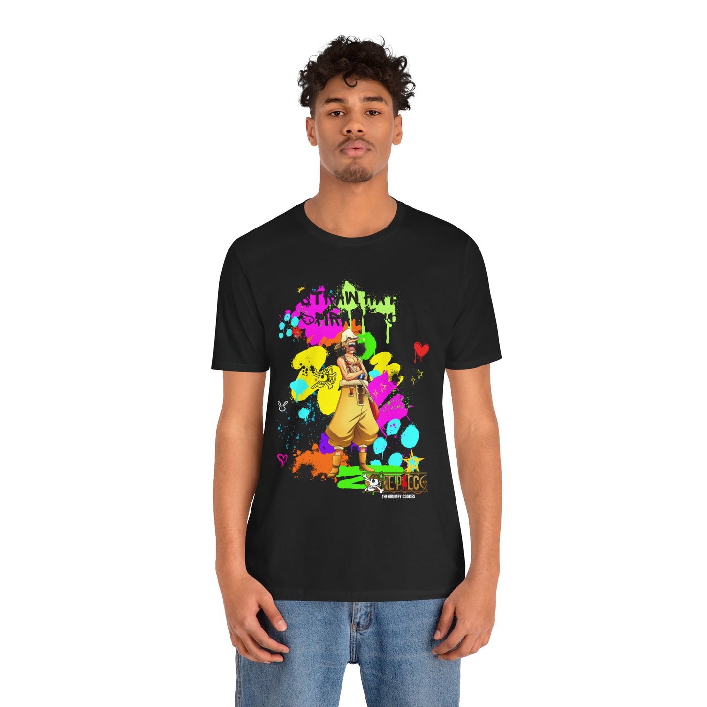 One Piece - Graffiti Usopp  Unisex Jersey Short Sleeve Tee