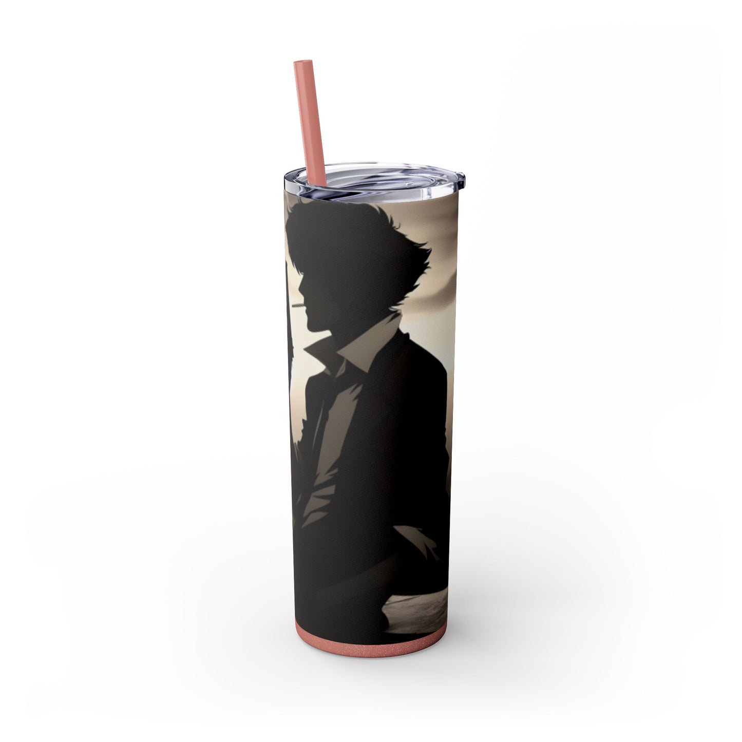 Spike in the City Skinny Tumbler with Straw, 20oz