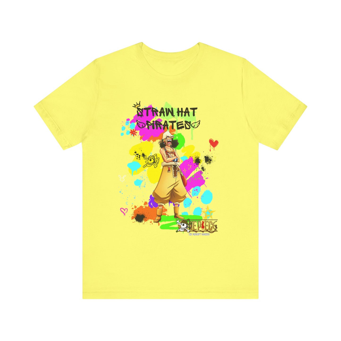 One Piece - Graffiti Usopp  Unisex Jersey Short Sleeve Tee