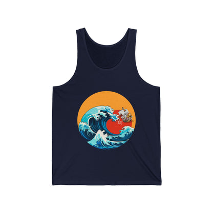 One Piece - Riding the Wave Jersey Tank