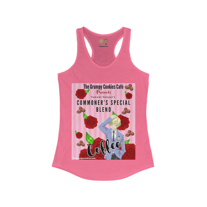 Tamaki-Senpai's Commoner's Special Coffee Women's Ideal Racerback Tank