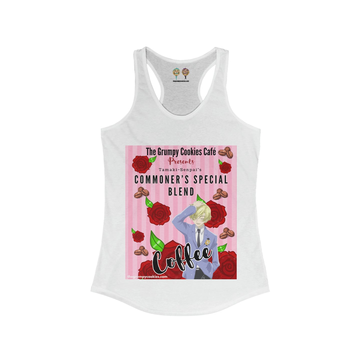 Tamaki-Senpai's Commoner's Special Coffee Women's Ideal Racerback Tank