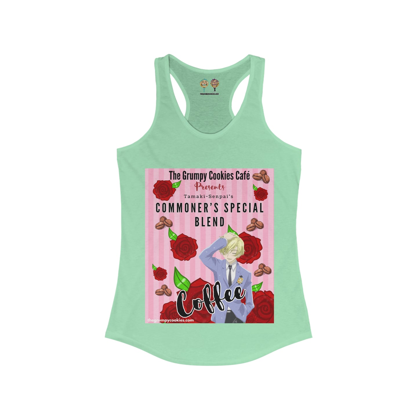 Tamaki-Senpai's Commoner's Special Coffee Women's Ideal Racerback Tank