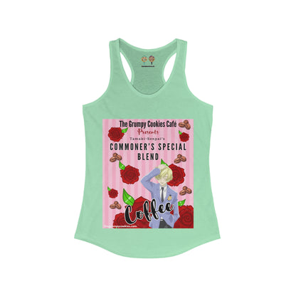 Tamaki-Senpai's Commoner's Special Coffee Women's Ideal Racerback Tank