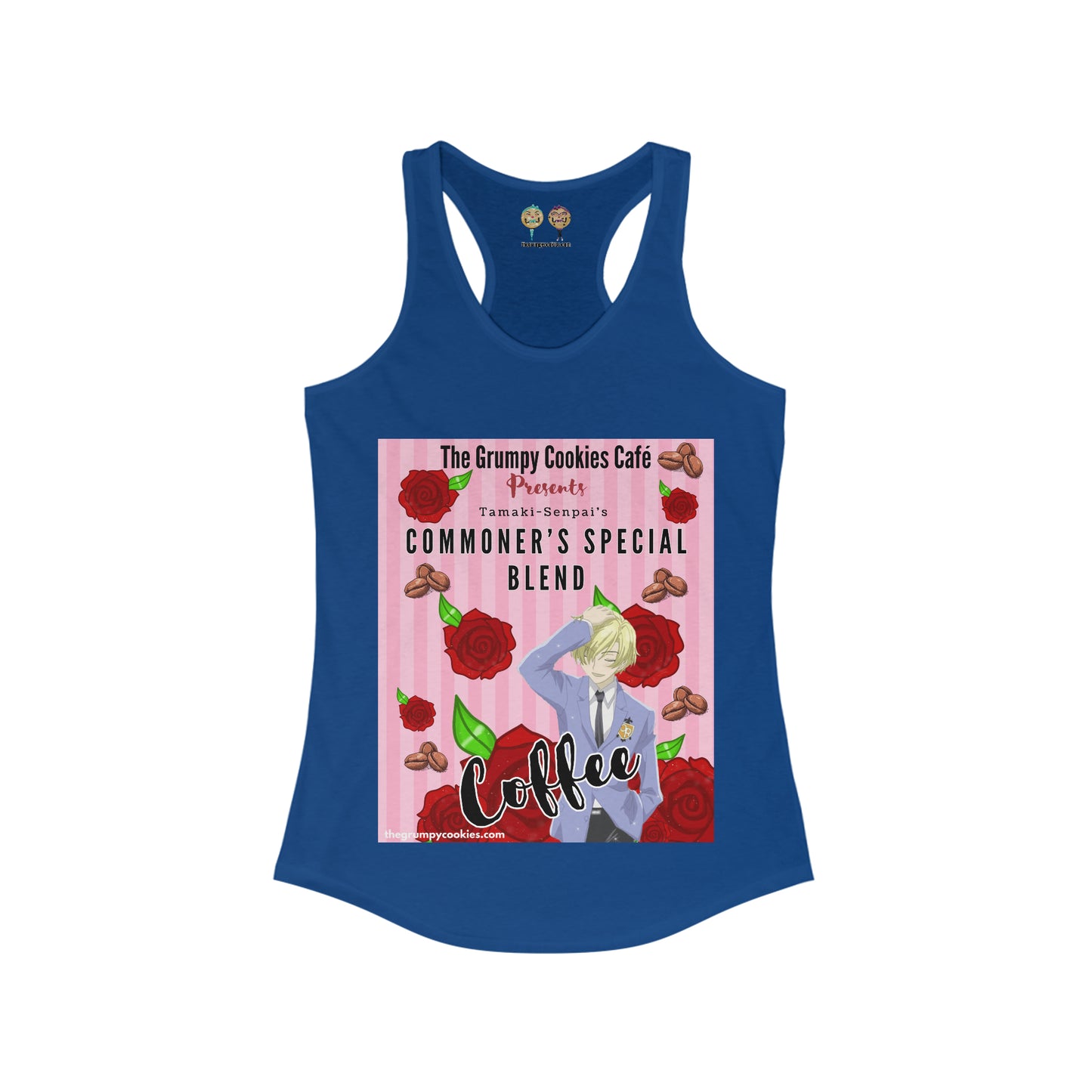 Tamaki-Senpai's Commoner's Special Coffee Women's Ideal Racerback Tank