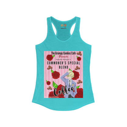 Tamaki-Senpai's Commoner's Special Coffee Women's Ideal Racerback Tank