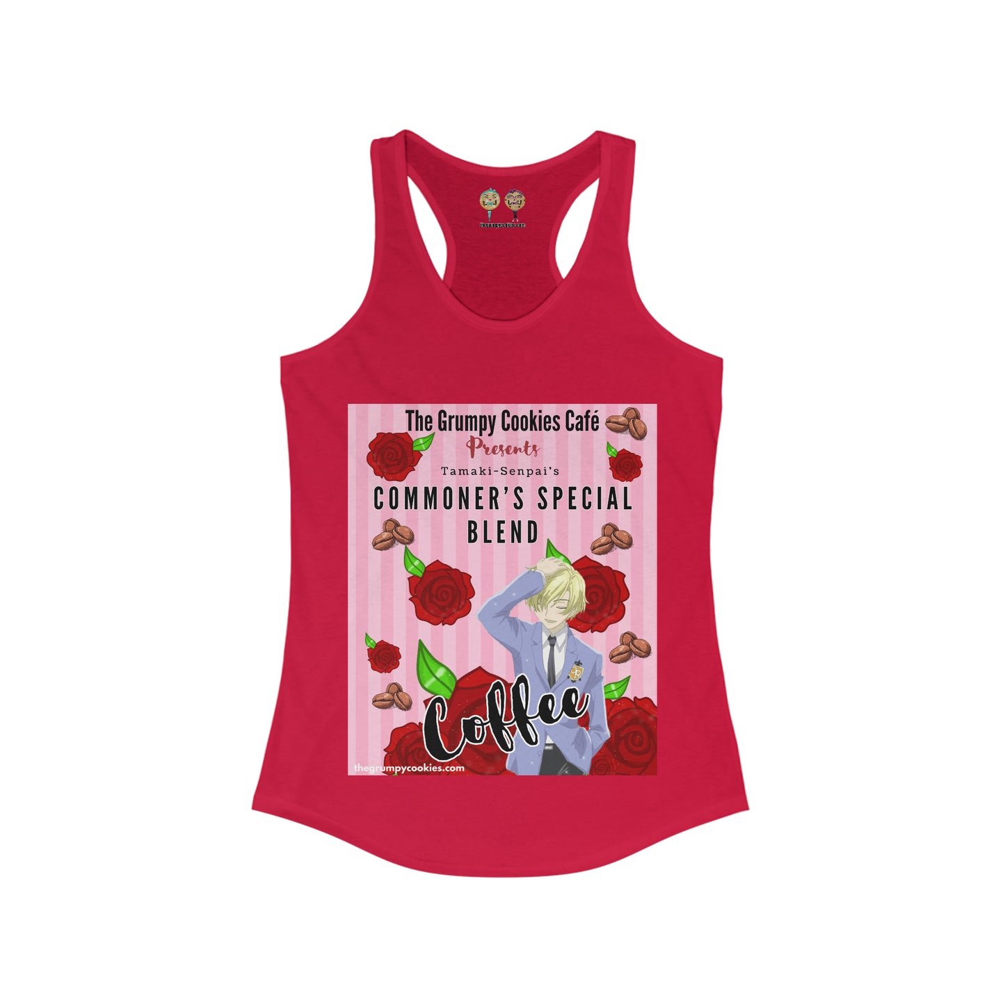 Tamaki-Senpai's Commoner's Special Coffee Women's Ideal Racerback Tank