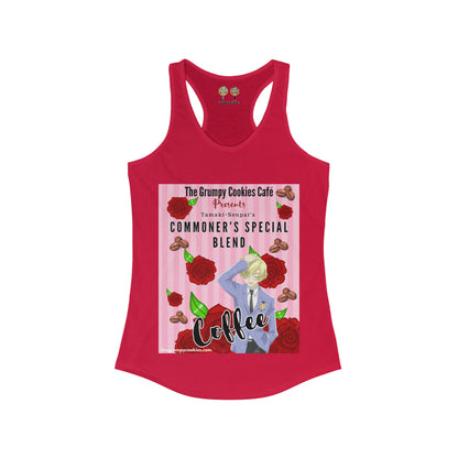 Tamaki-Senpai's Commoner's Special Coffee Women's Ideal Racerback Tank