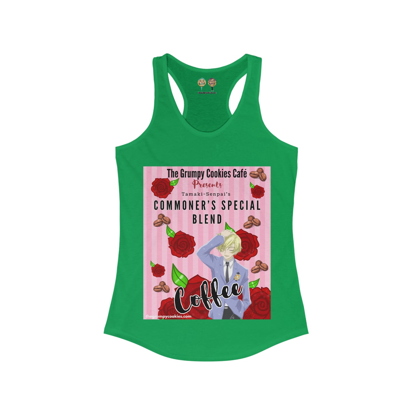 Tamaki-Senpai's Commoner's Special Coffee Women's Ideal Racerback Tank