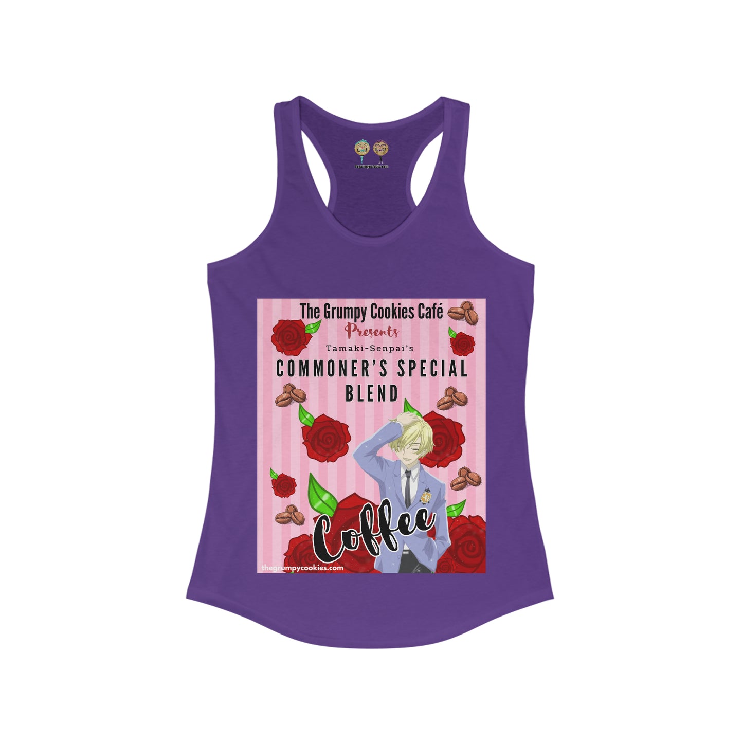 Tamaki-Senpai's Commoner's Special Coffee Women's Ideal Racerback Tank