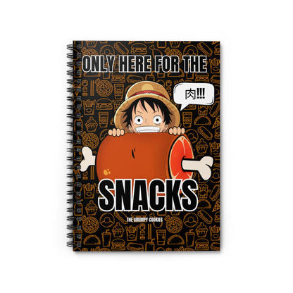 One Piece -  Snack Club Ruled Notebook