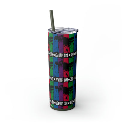 Yu Yu Hakusho Skinny Tumbler with Straw, 20oz