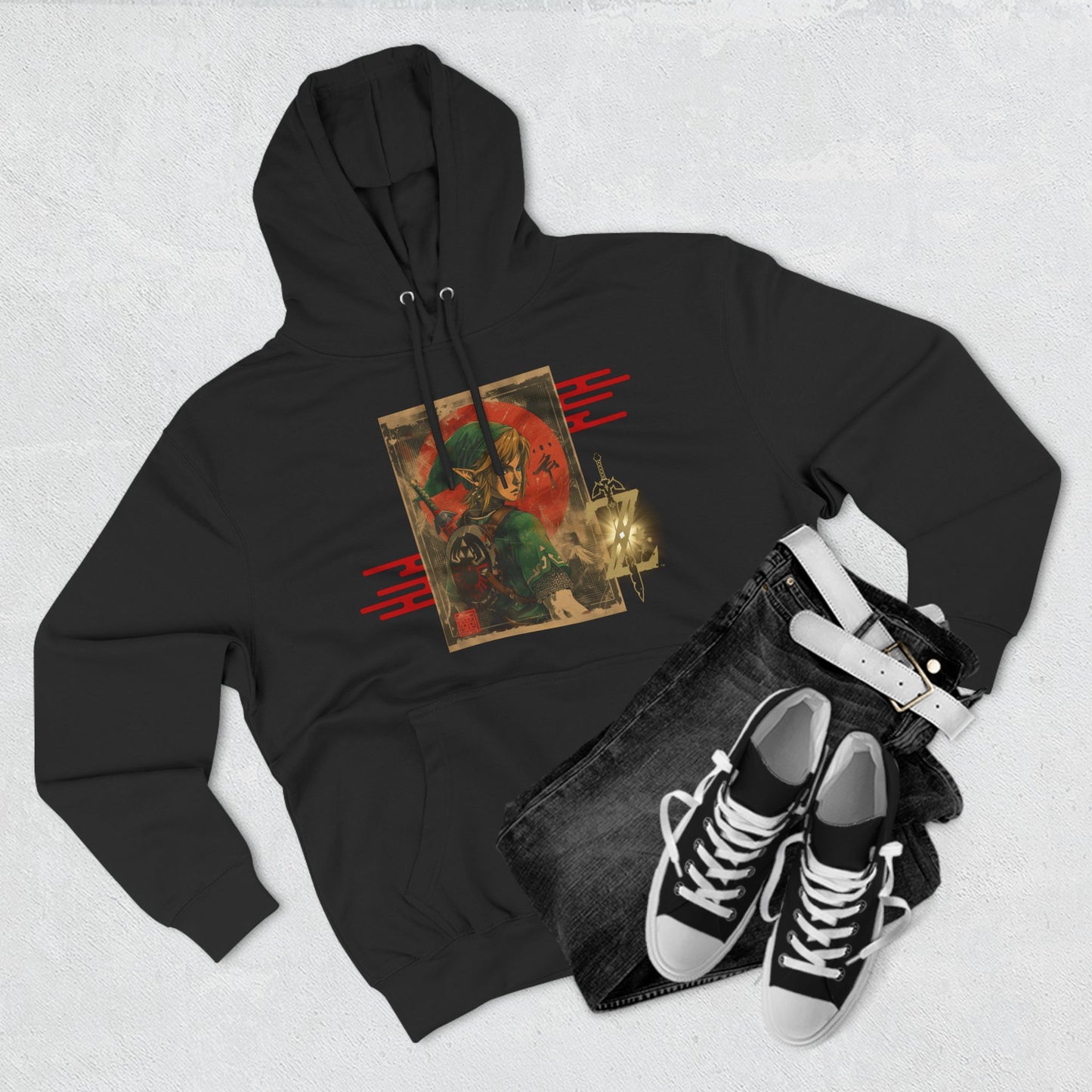 Link - Samurai Link Three-Panel Fleece Hoodie