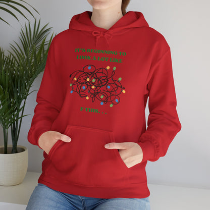 It's Beginning to Look A Lot Like. . . Unisex Heavy Blend™ Hooded Sweatshirt