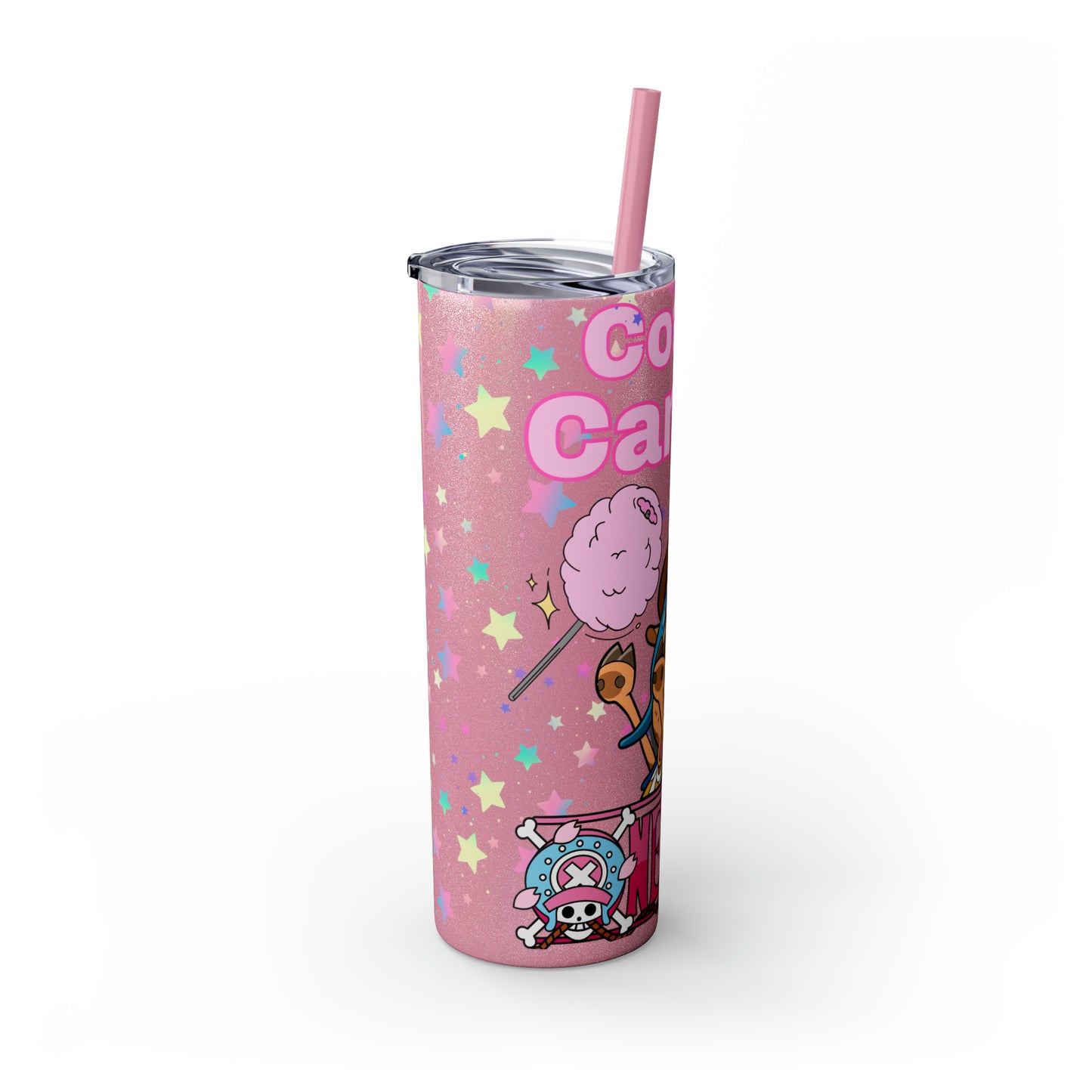 Chopper Skinny Tumbler with Straw, 20oz