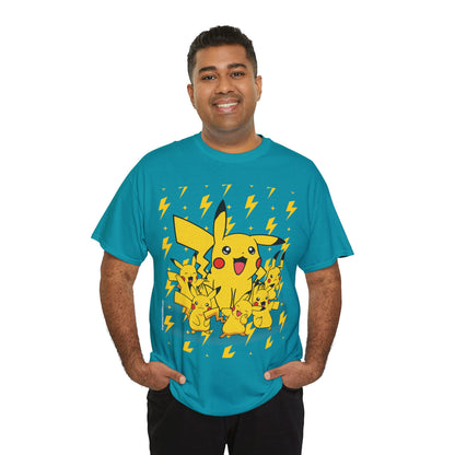 Pika Pika Pika Unisex Heavy Cotton Tee