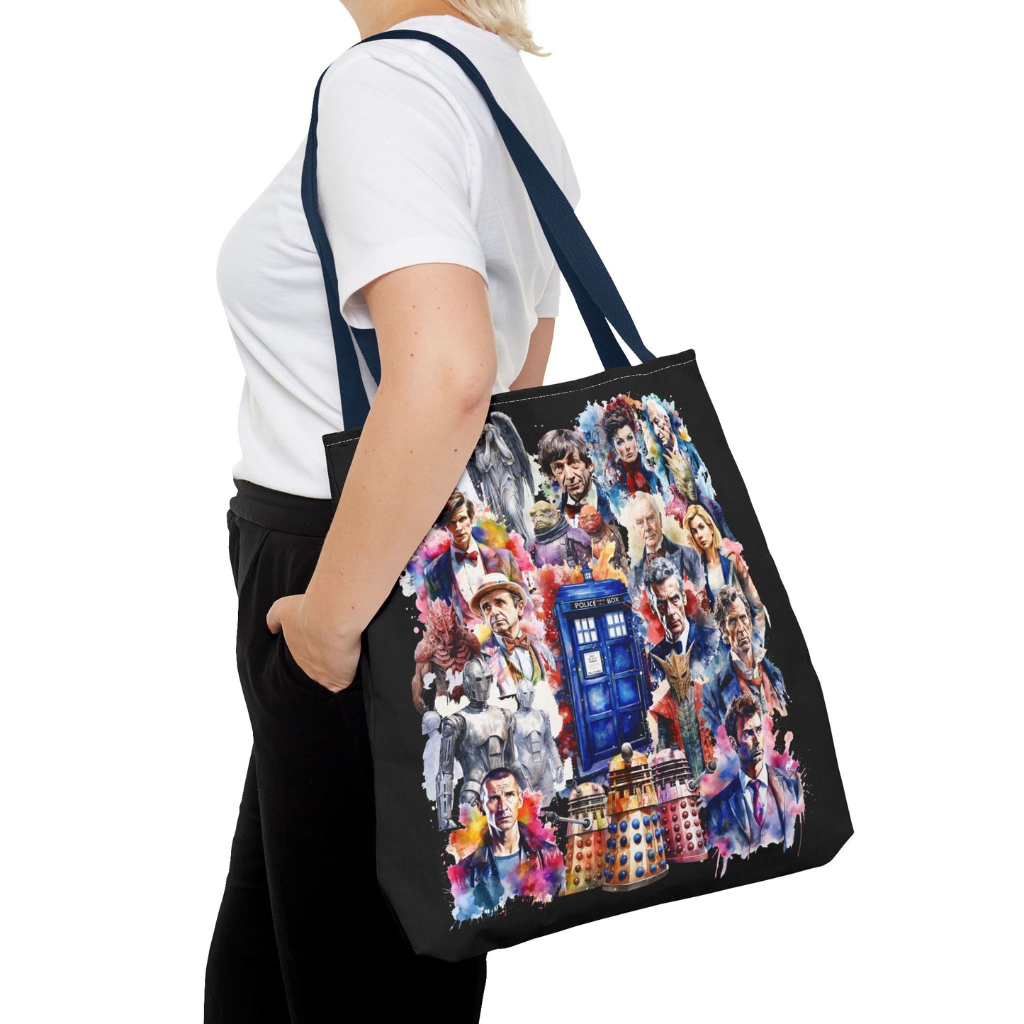 Dr Who - The Doctor and his Foes Tote Bag