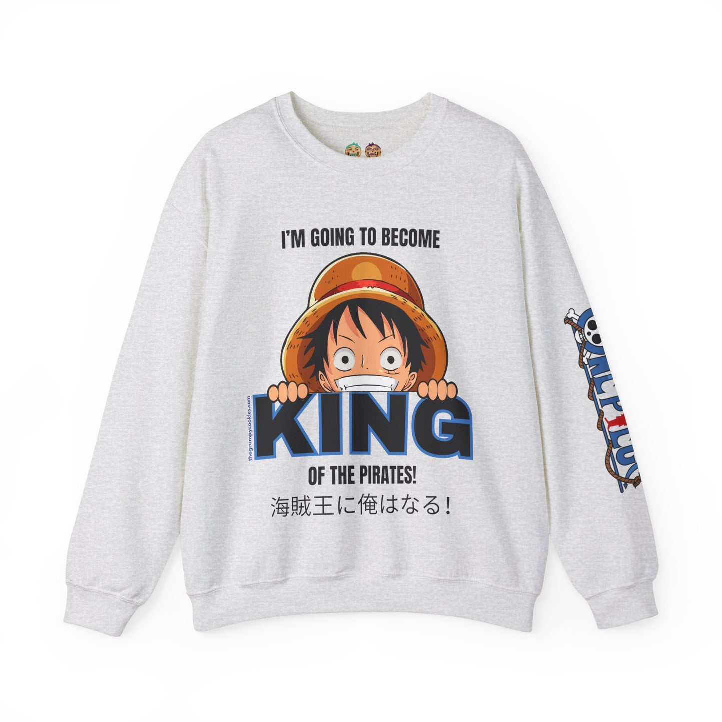 Pirate King Luffy Unisex Heavy Blend™ Crewneck Sweatshirt