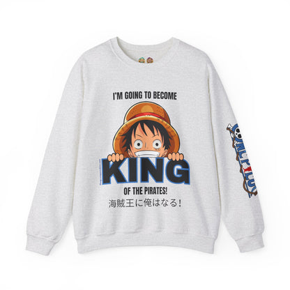 Pirate King Luffy Unisex Heavy Blend™ Crewneck Sweatshirt